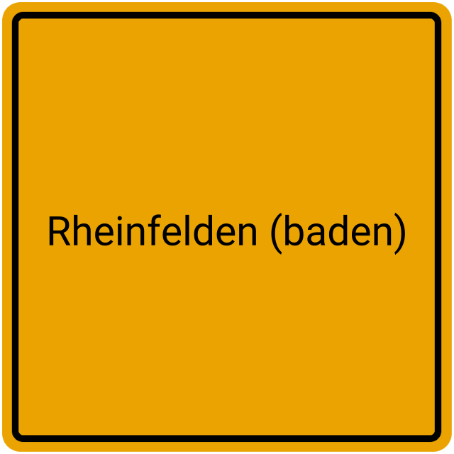 Meldebestätigung Rheinfelden (Baden)